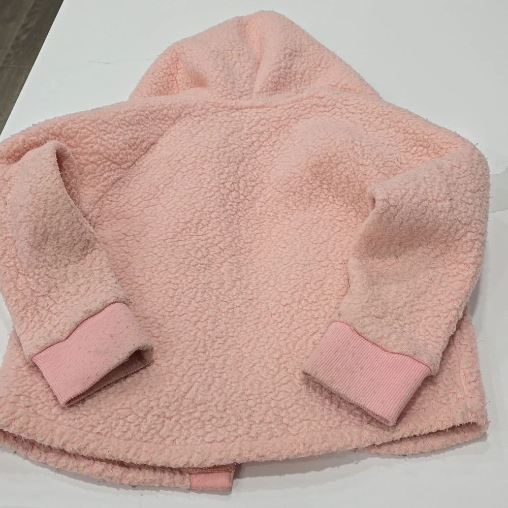Patagonia Light Pink Retro Sherpa Hoodie Size 5T - Picture 8 of 9